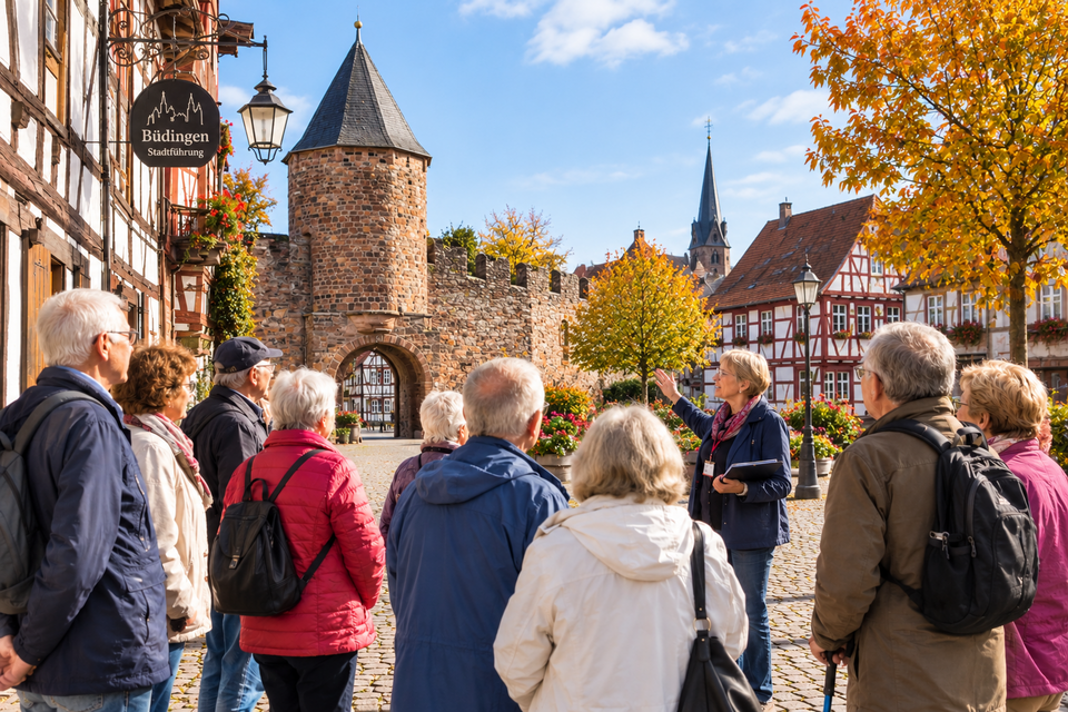 Stadtführung vor Mittelalterkulisse
